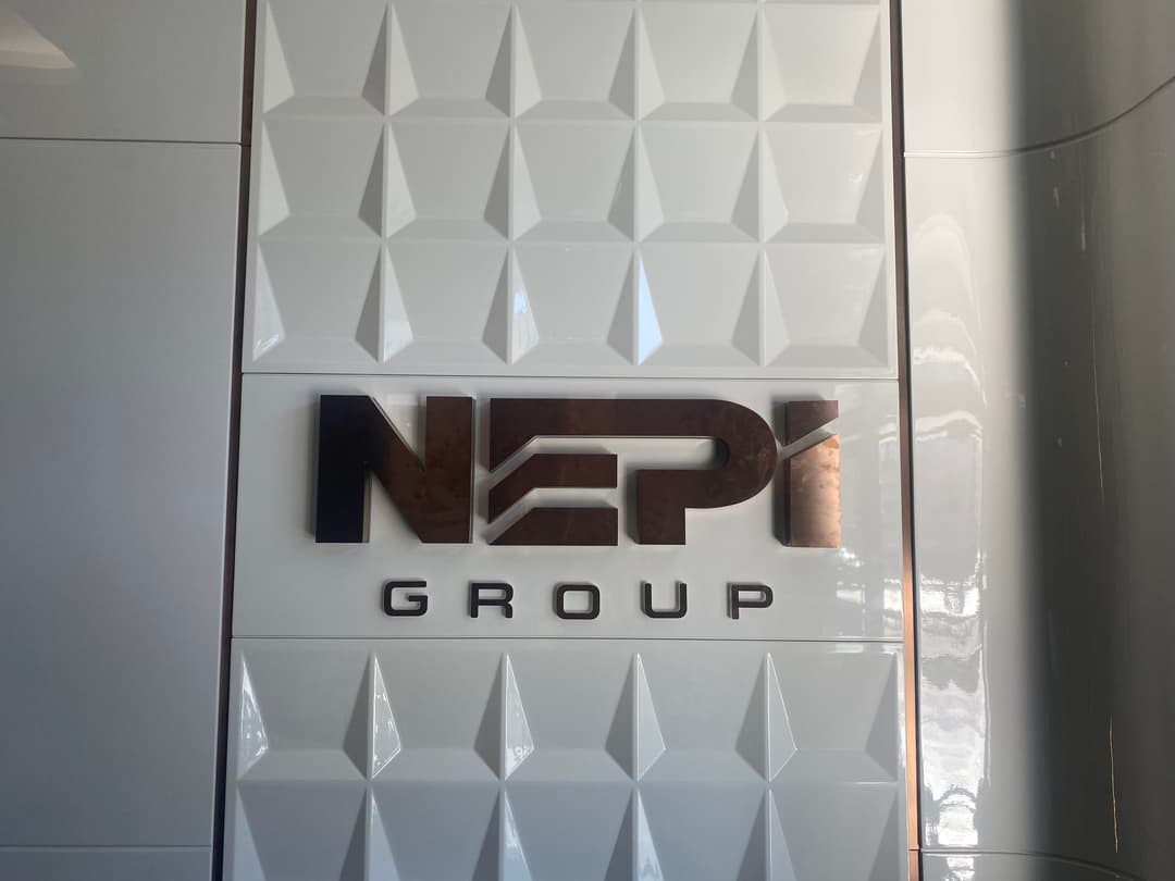 NEPI Group Kutu Harf Banko Yazısı